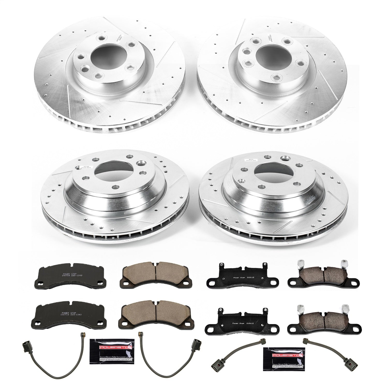 PowerStop Front & Rear Z23 Evolution Sport Brake Kit | Porsche Cayenne (11-18) (K6650)