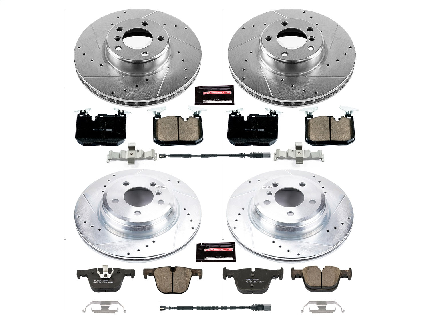 PowerStop Front & Rear Z23 Evolution Sport Brake Kit | BMW 328i xDrive (16) (K6654)