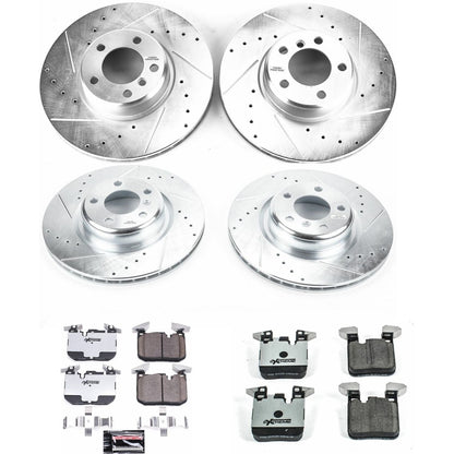 PowerStop Front & Rear Z26 Street Warrior Brake Kit | BMW 228i (14-16) (K6655-26)