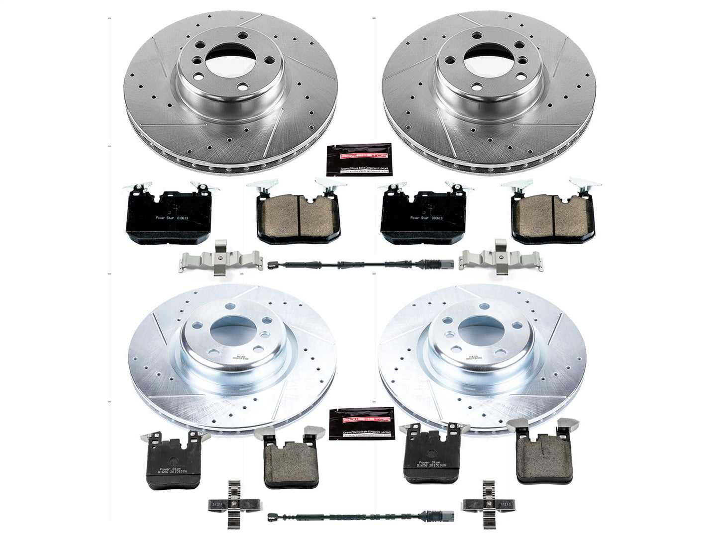 PowerStop Z23 Evolution Sport Front & Rear Brake Kit | BMW 228i (14-16) (K6655)