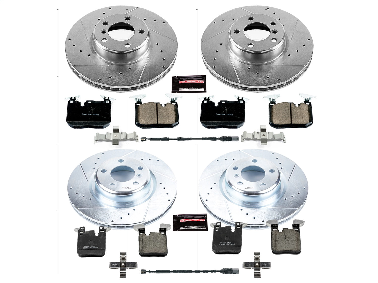 PowerStop Z23 Evolution Sport Front & Rear Brake Kit | BMW 228i (14-16) (K6655)