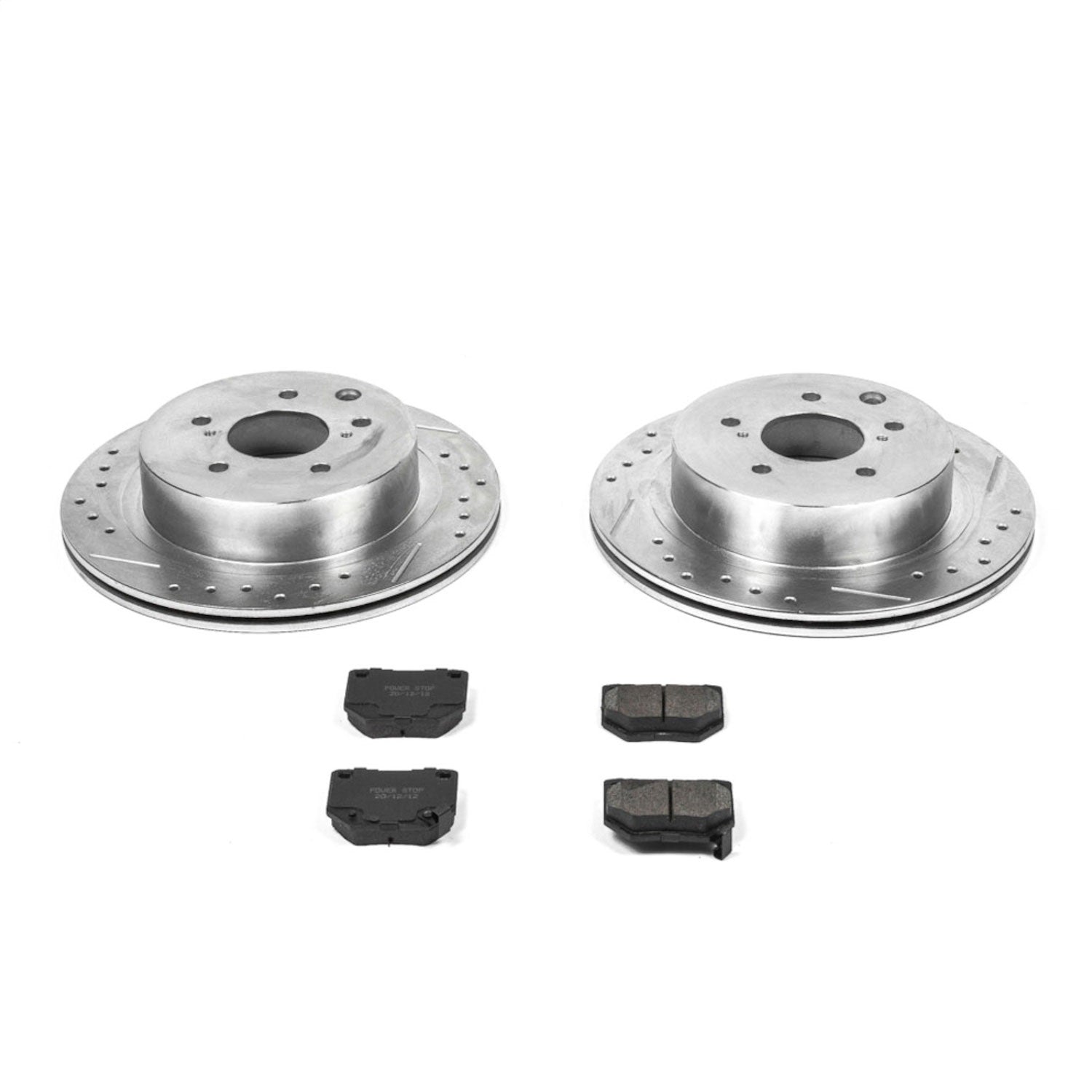 PowerStop Rear Z23 Evolution Sport Brake Kit | Nissan 300ZX (89-96) (K666)