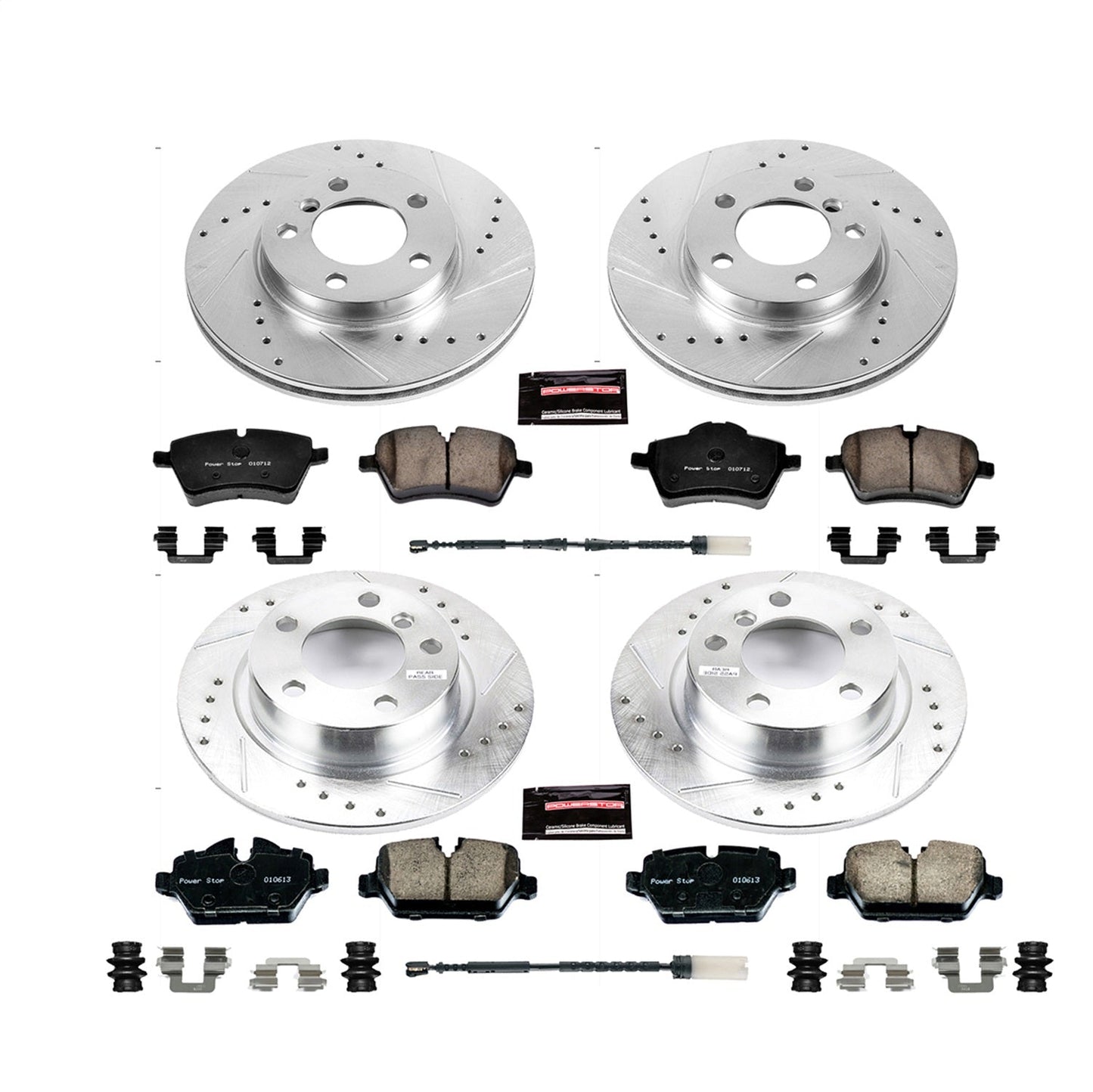 PowerStop Front & Rear Z23 Evolution Sport Brake Kit | Mini Cooper Countryman (11-16) (K6663)