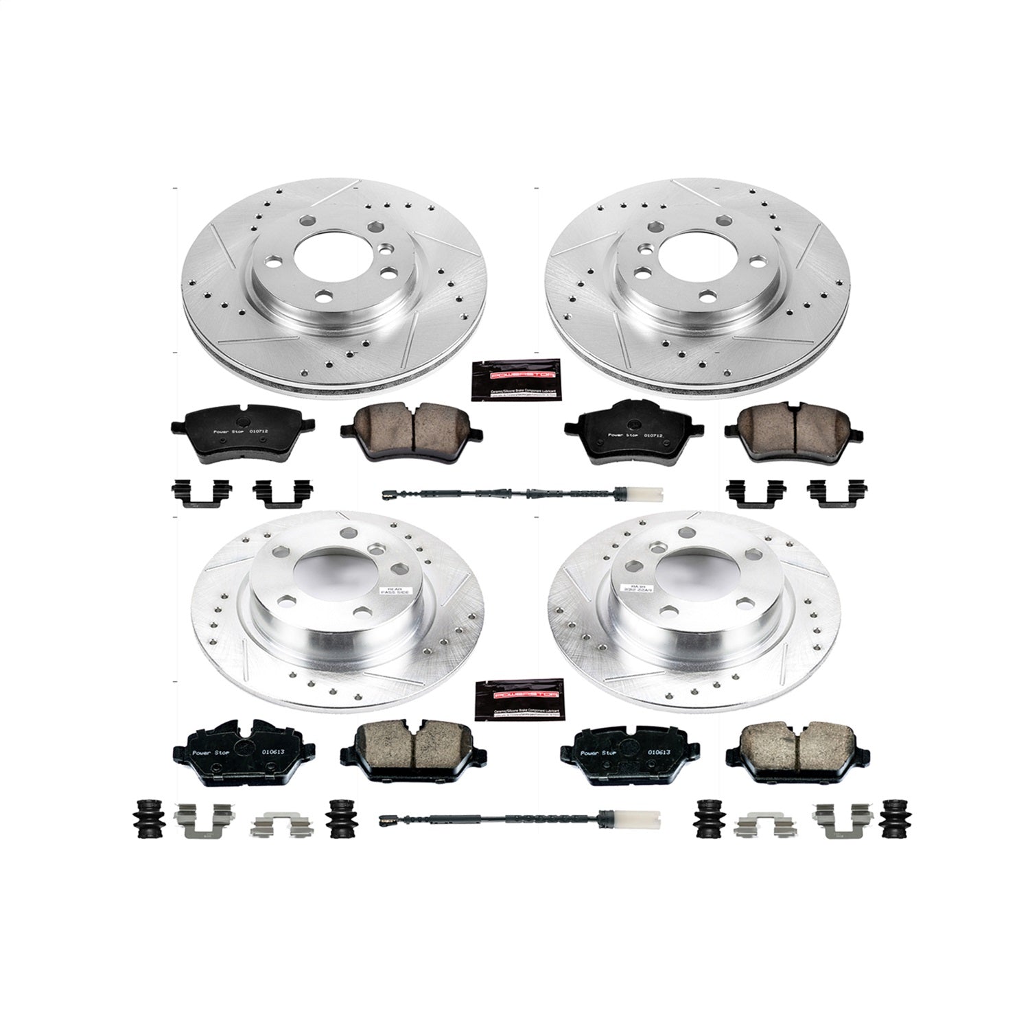 PowerStop Front & Rear Z23 Evolution Sport Brake Kit | Mini Cooper Countryman (11-16) (K6666)