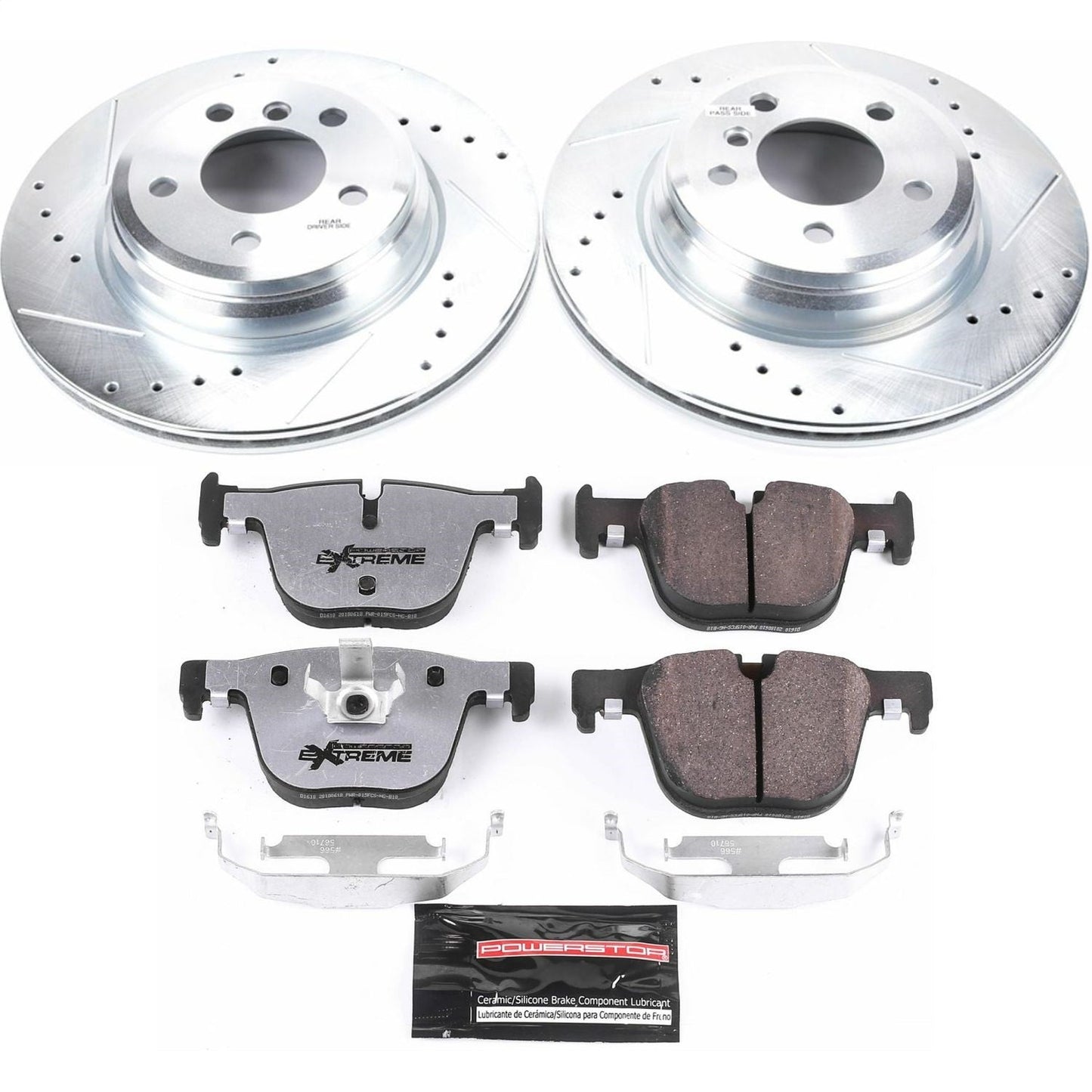 PowerStop Rear Z26 Street Warrior Brake Kit | BMW 328i xDrive (15-16) (K6667-26)