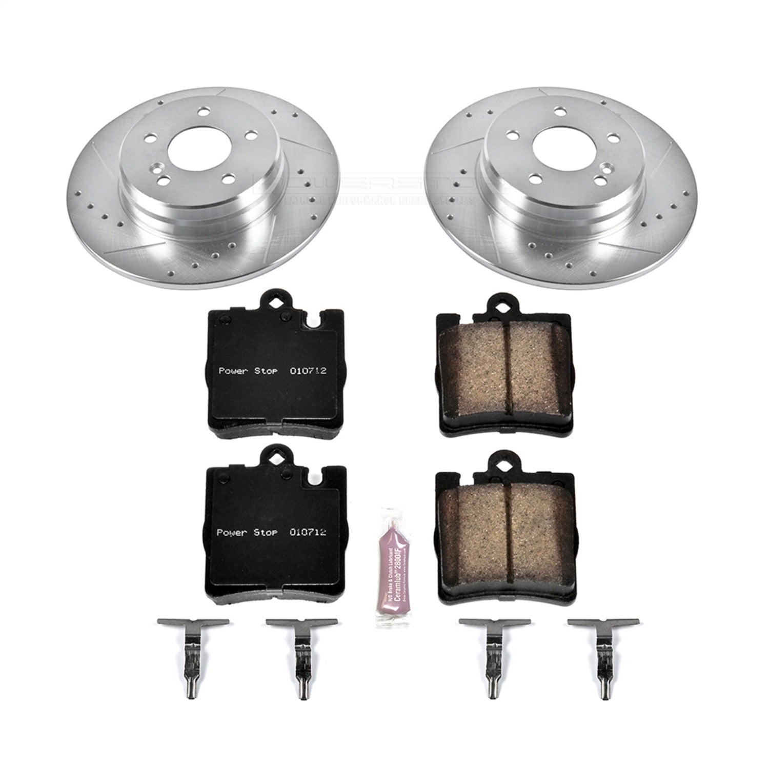 PowerStop Rear Z23 Evolution Sport Brake Kit | Mercedes-Benz CLK430 (00-03) (K6697)