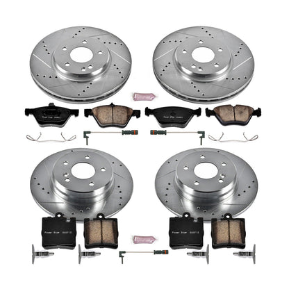 PowerStop Front & Rear Z23 Evolution Sport Brake Kit | Mercedes-Benz CLK430 (00-03) (K6700)