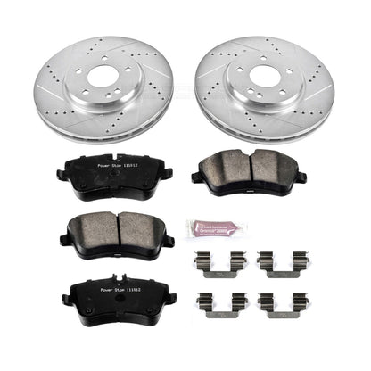 PowerStop Z23 Evolution Sport Front Brake Kit | Mercedes-Benz SLK280 (06-08) (K6702)