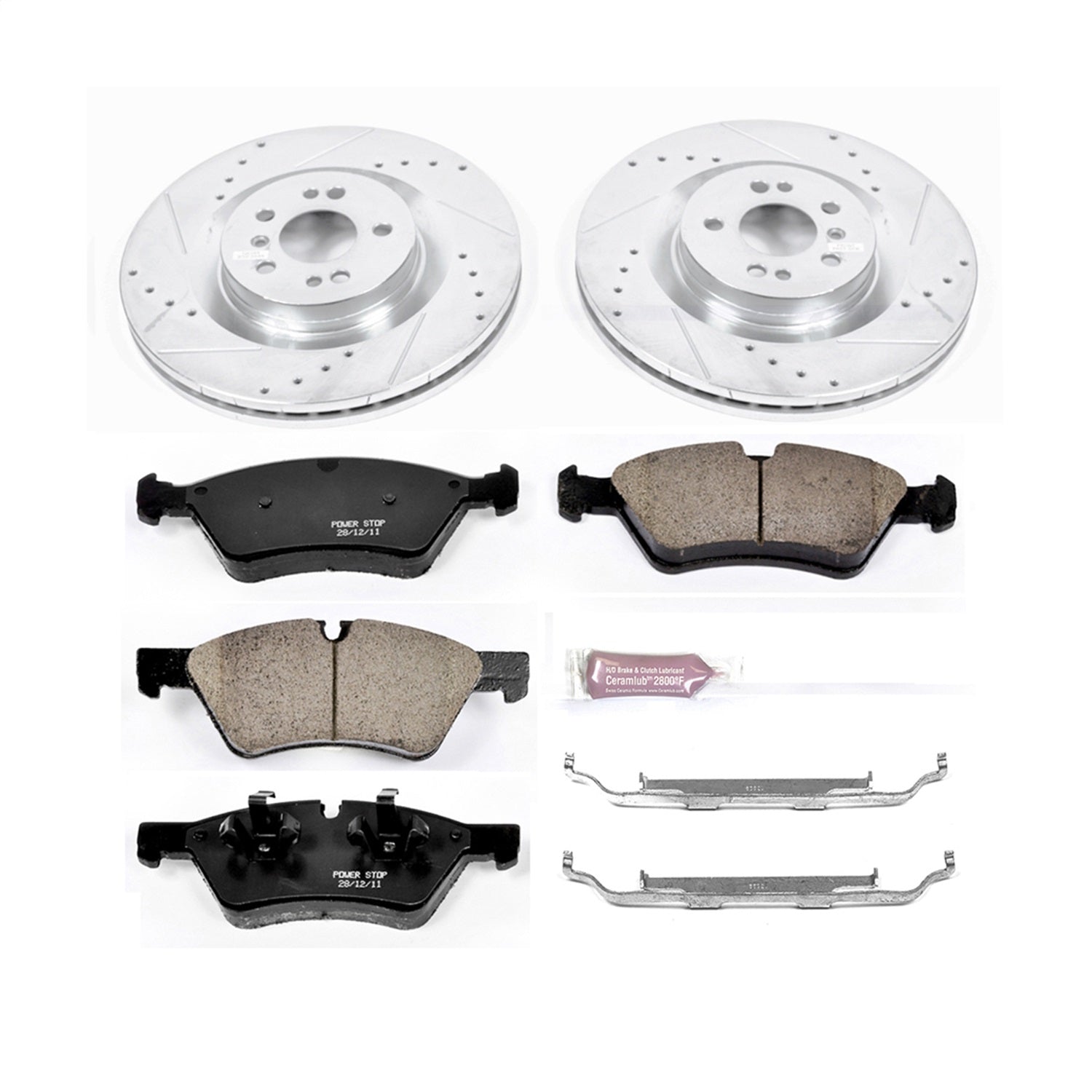 PowerStop Front Z23 Evolution Sport Brake Kit | Mercedes-Benz G55 AMG (05-06) (K6706)