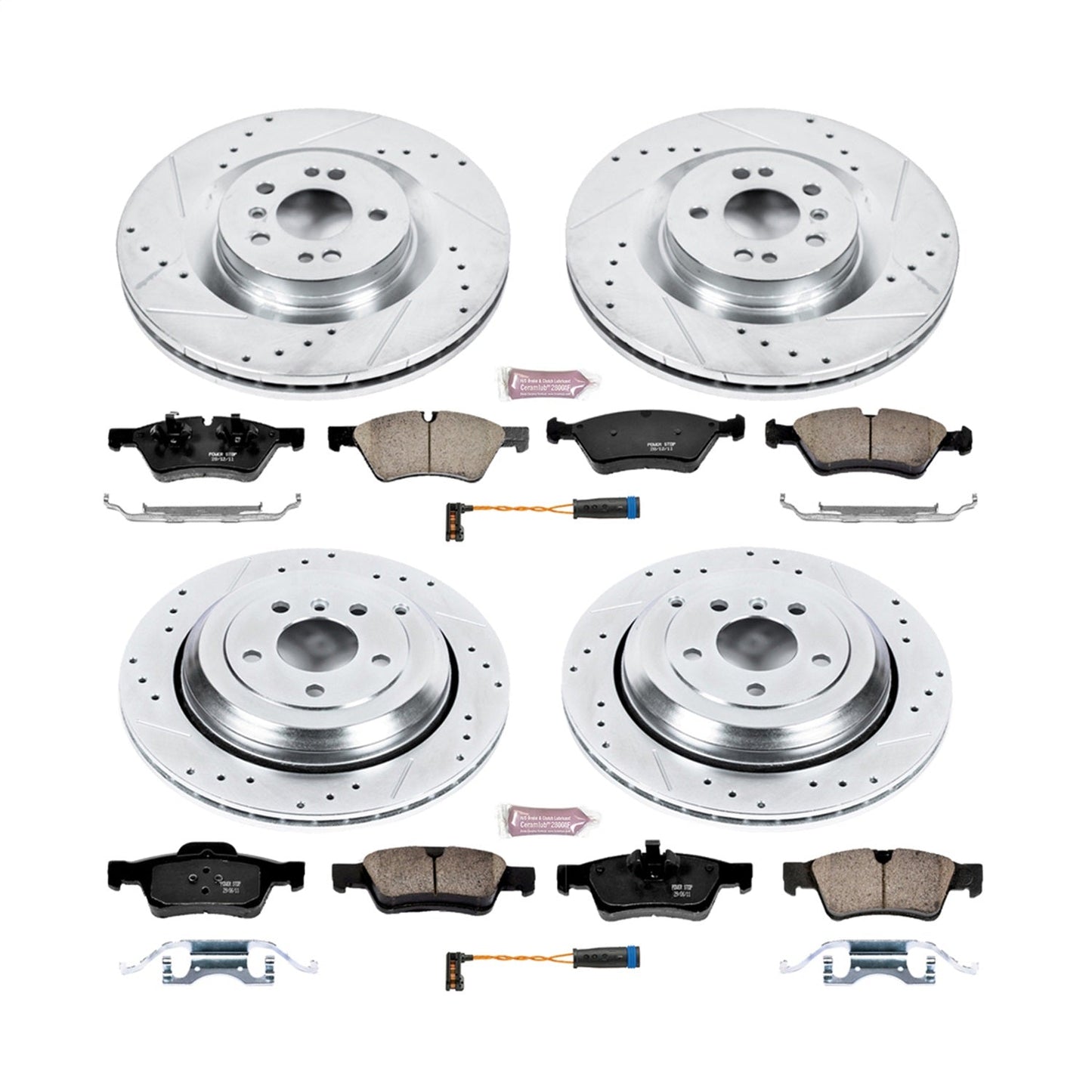 PowerStop Front & Rear Z23 Evolution Sport Brake Kit | Mercedes-Benz G55 AMG (05-06) (K6707)