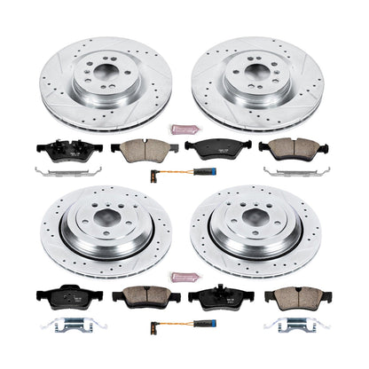 PowerStop Front & Rear Z23 Evolution Sport Brake Kit | Mercedes-Benz G55 AMG (05-06) (K6707)