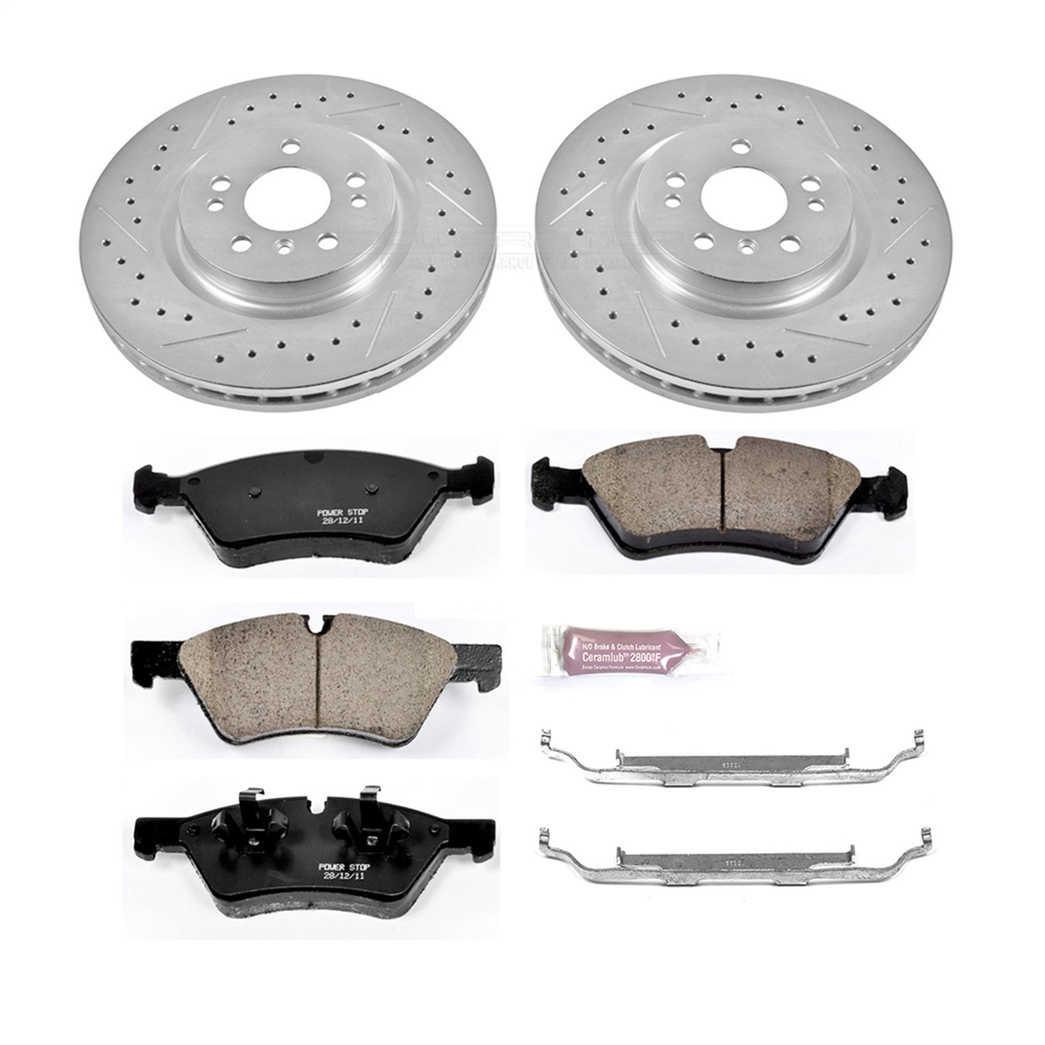 PowerStop Z23 Evolution Sport Front Brake Kit | Mercedes-Benz ML450 (10-11) (K6709)