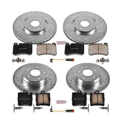 PowerStop Front & Rear Z23 Evolution Sport Brake Kit | Mercedes-Benz SLK280 (06-08) (K6714)