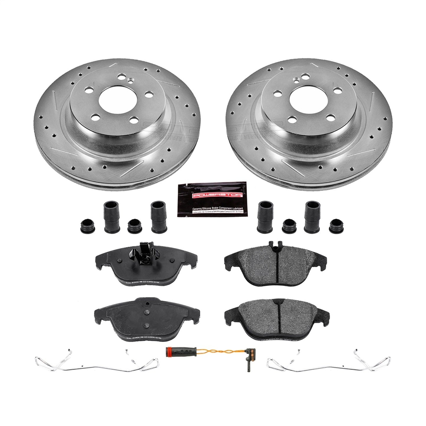 PowerStop Rear Z23 Evolution Sport Brake Kit | Mercedes-Benz GLK250 (13-15) (K6715)