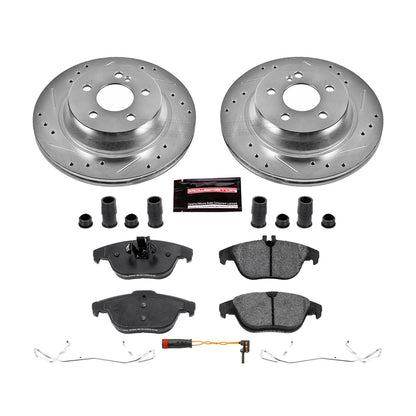 PowerStop Rear Z23 Evolution Sport Brake Kit | Mercedes-Benz GLK250 (13-15) (K6715)