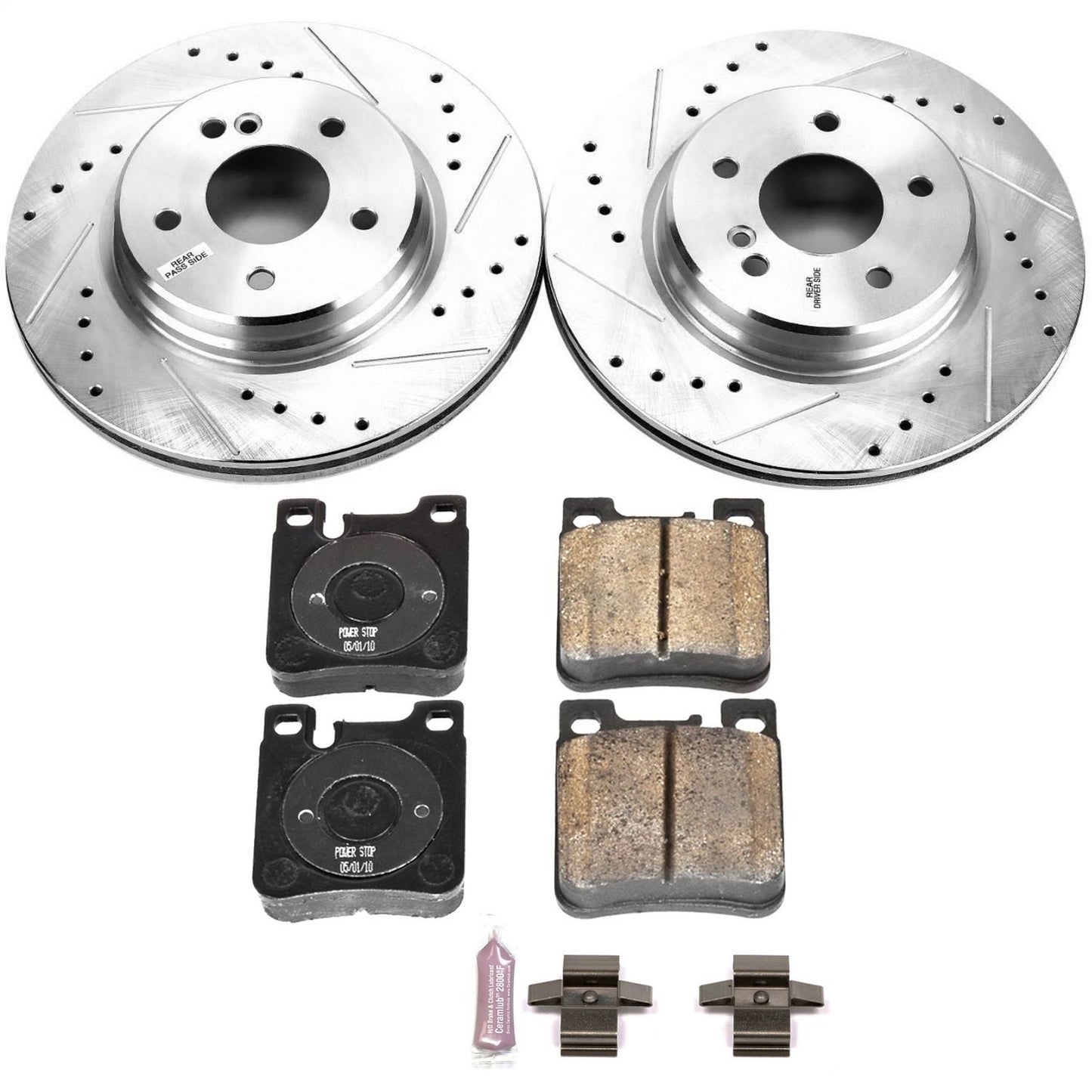 PowerStop Rear Z23 Evolution Sport Brake Kit | Mercedes-Benz E55 AMG (99-02) (K6717)