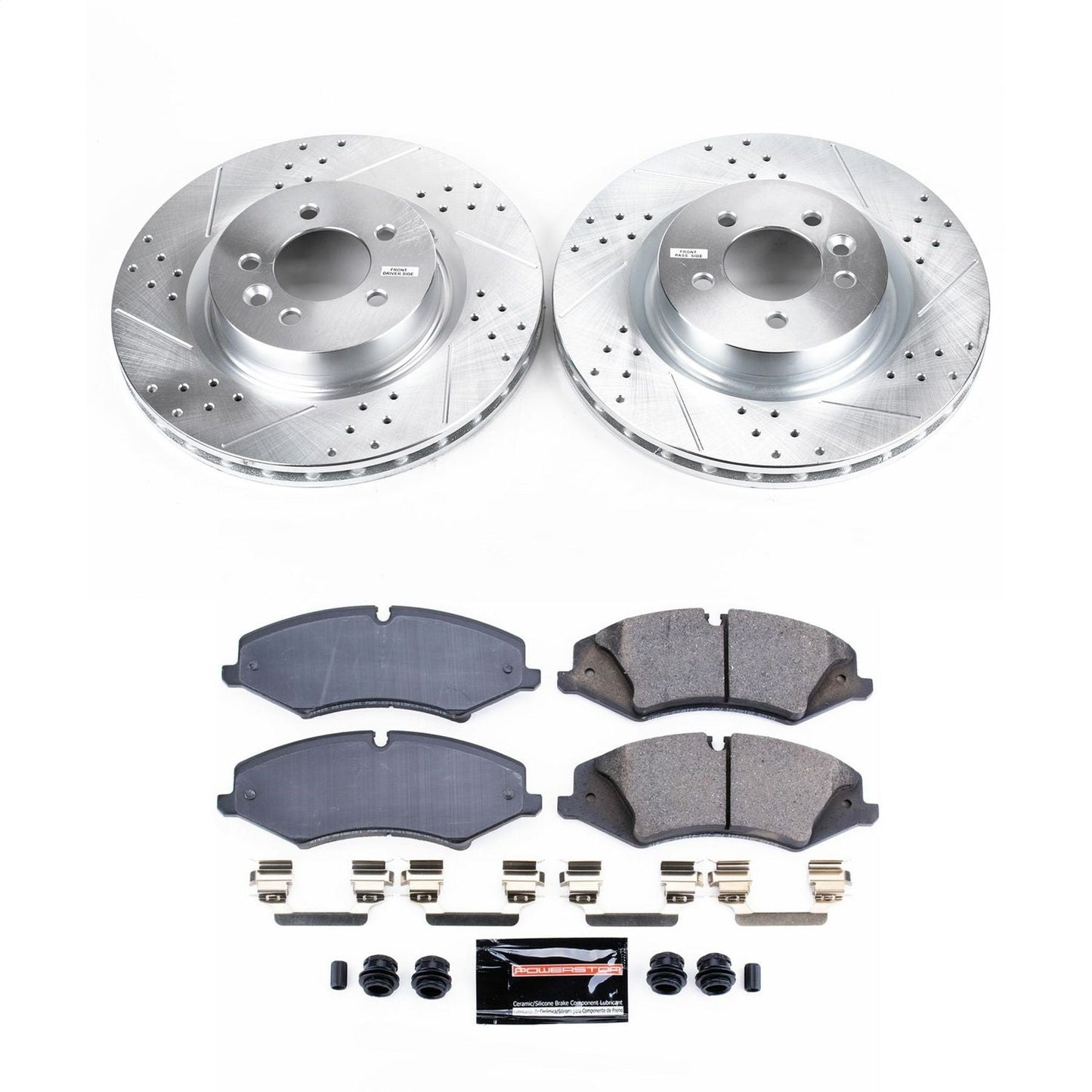 PowerStop Front Z23 Evolution Sport Brake Kit | Land Rover LR4 2010 (K6719)