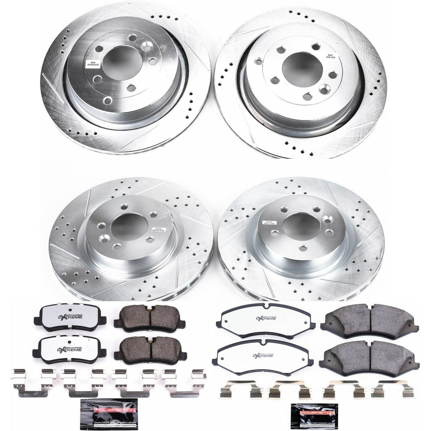 PowerStop Front & Rear Z36 Truck & Tow Brake Kit | Land Rover LR4 (2010) (K6720-36)