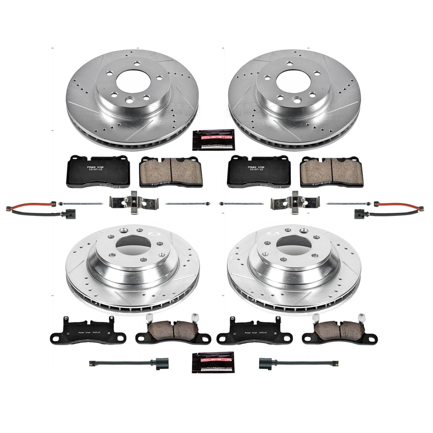 PowerStop Front & Rear Z23 Evolution Sport Brake Kit | Volkswagen Touareg (11-17) (K6724)