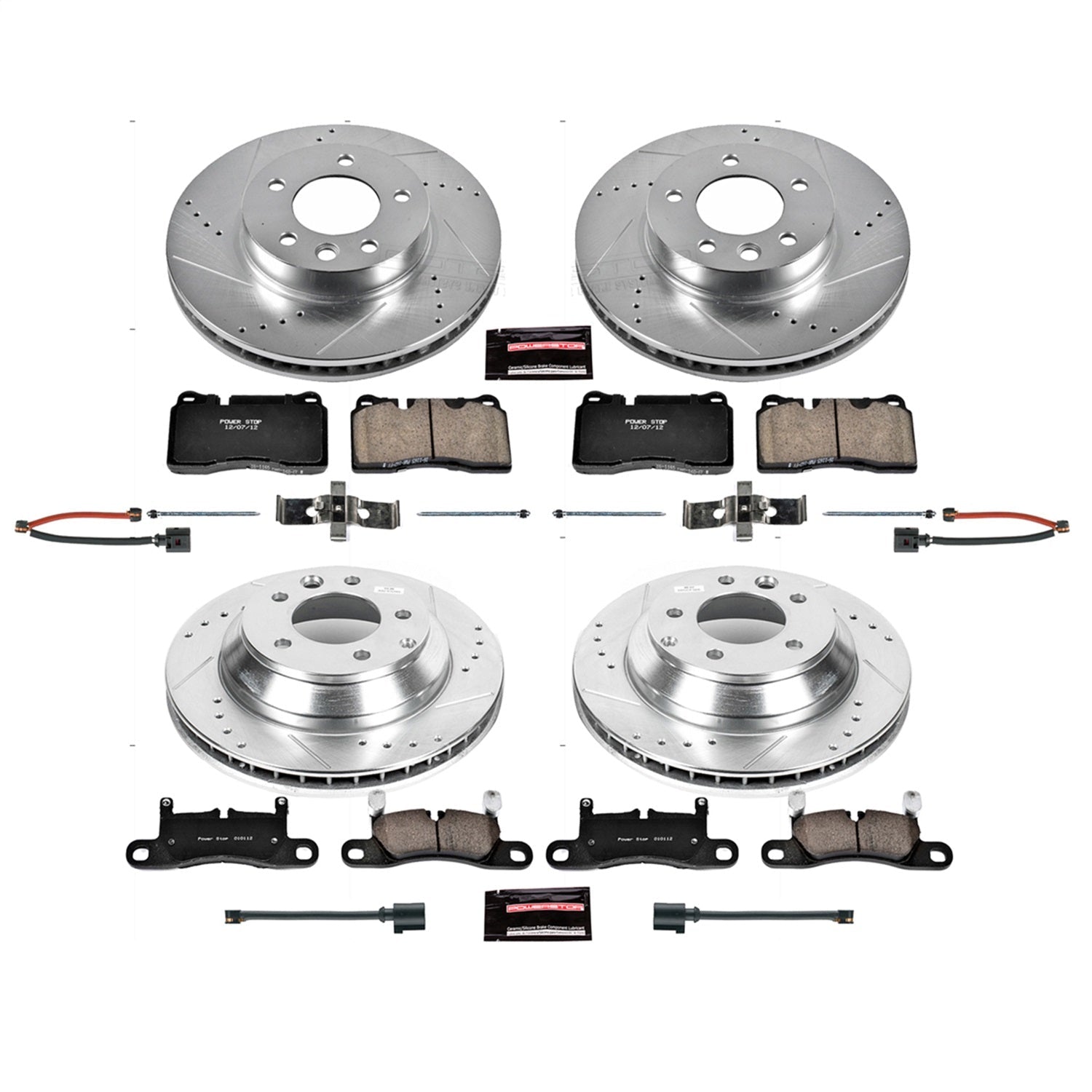 PowerStop Front & Rear Z23 Evolution Sport Brake Kit | Volkswagen Touareg (11-17) (K6724)