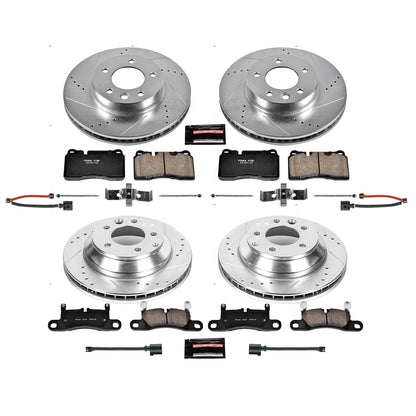 PowerStop Front & Rear Z23 Evolution Sport Brake Kit | Volkswagen Touareg (11-17) (K6724)