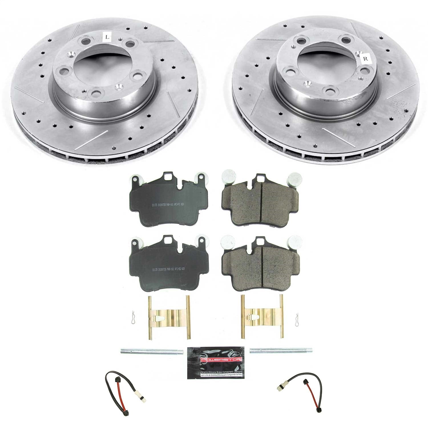 PowerStop Front Z23 Evolution Sport Brake Kit | Porsche 911 (06-08) (K6731)