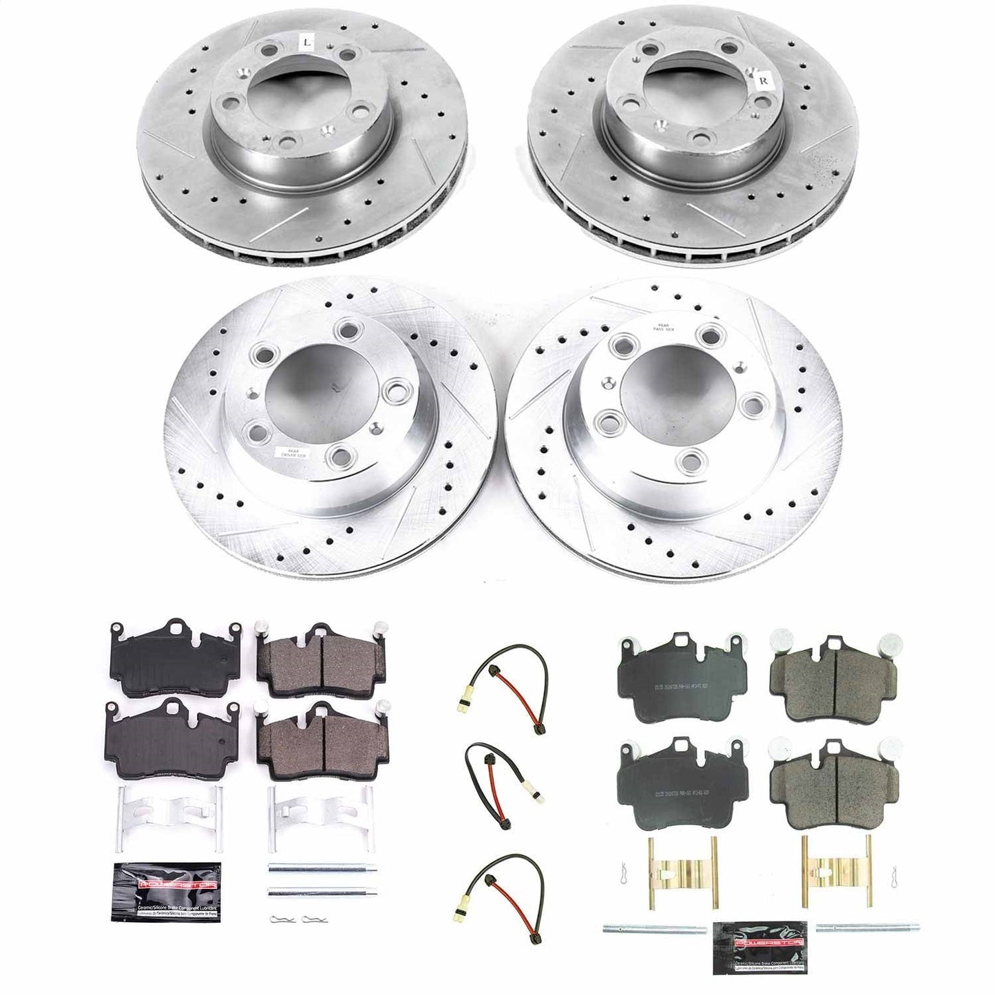 PowerStop Front & Rear Z23 Evolution Sport Brake Kit | Porsche Boxster (09-12) (K6733)
