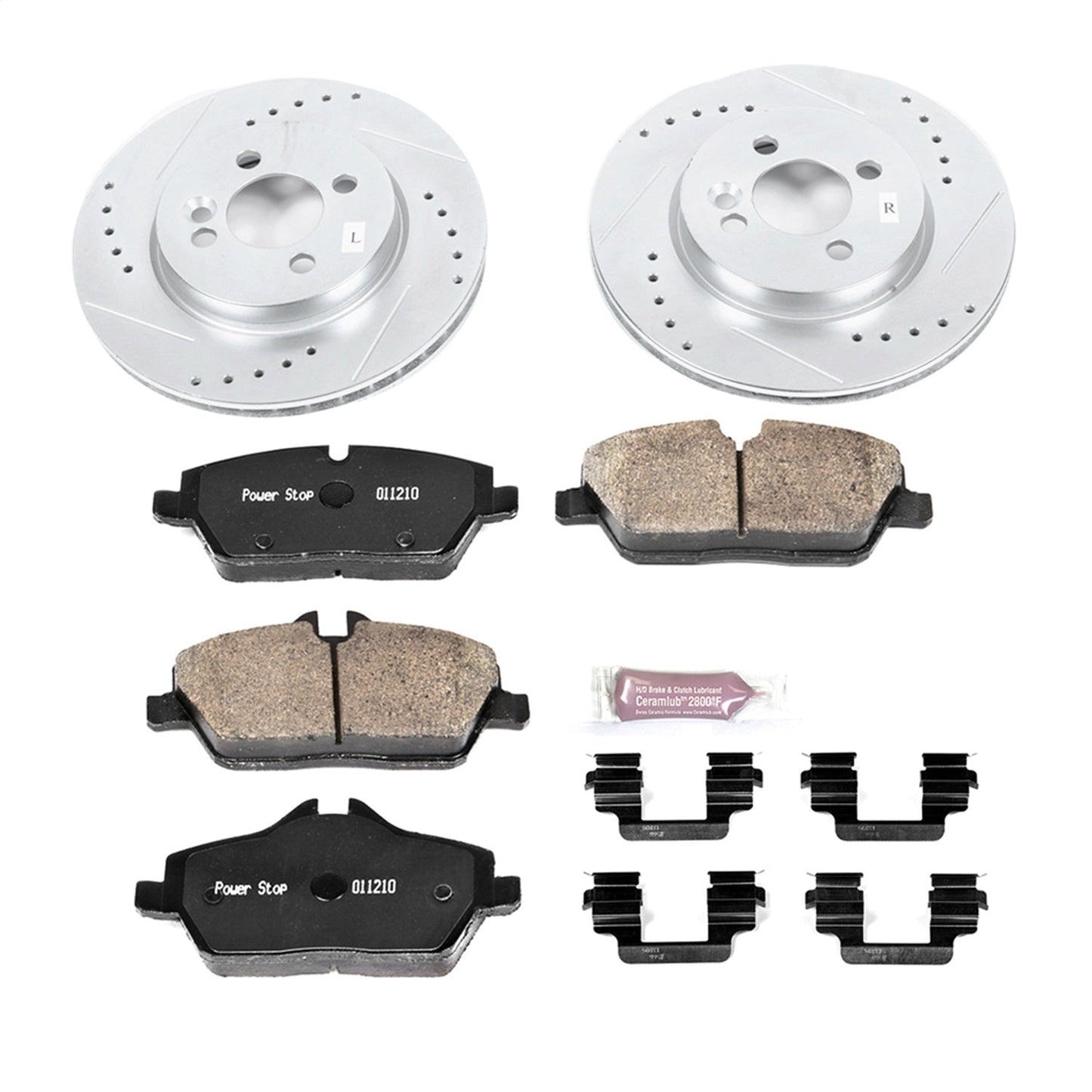 PowerStop Front Z23 Evolution Sport Brake Kit | Mini Cooper (11-16) (K6739)