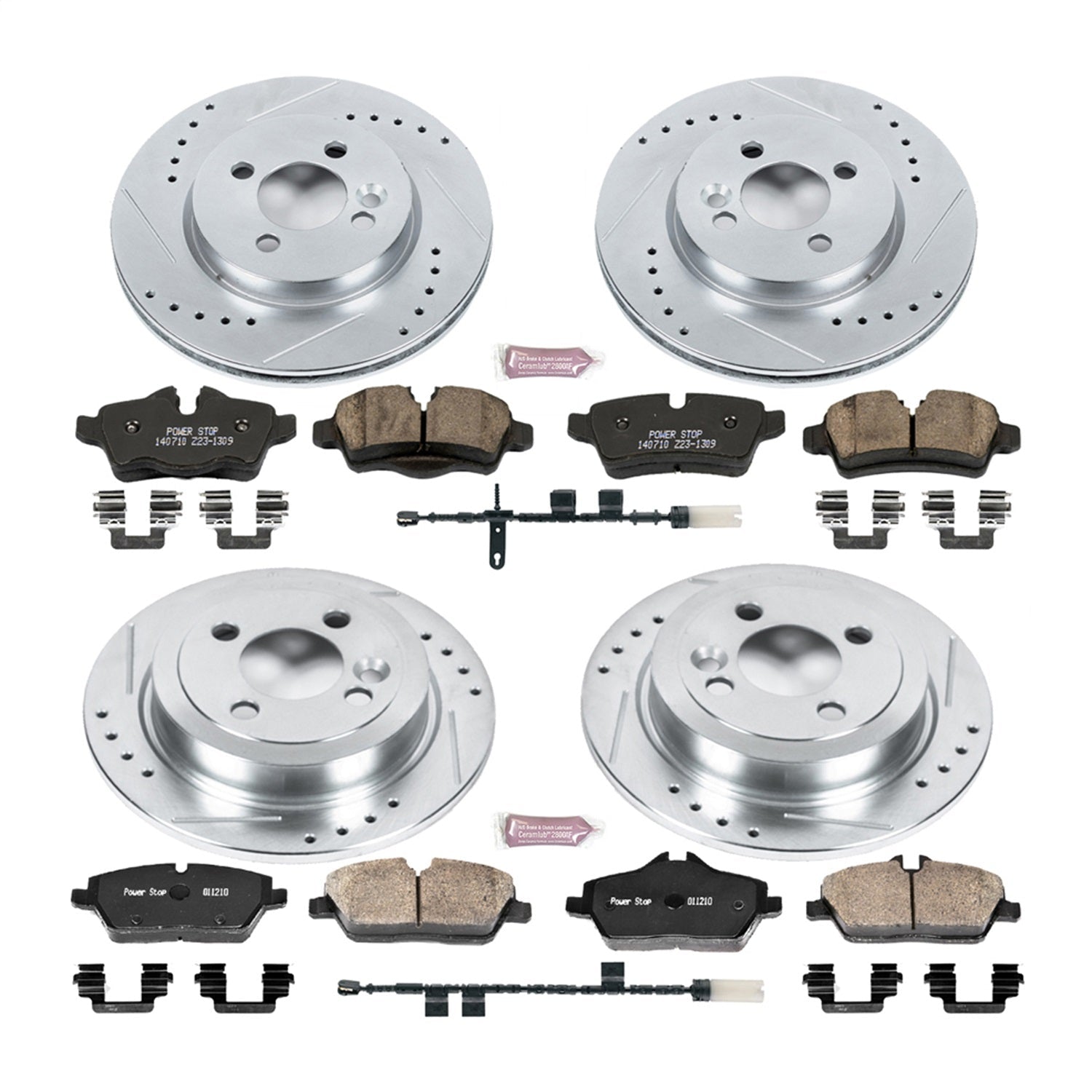 PowerStop Front & Rear Z23 Evolution Sport Brake Kit | Mini Cooper (11-16) (K6740)