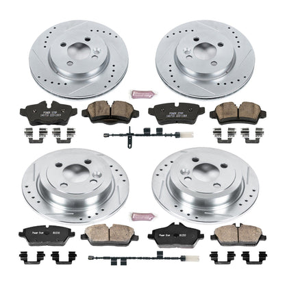 PowerStop Front & Rear Z23 Evolution Sport Brake Kit | Mini Cooper (11-16) (K6740)