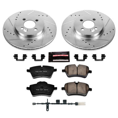 PowerStop Front Z23 Evolution Sport Brake Kit | Mini Cooper (11-16) (K6741)