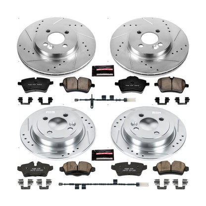 PowerStop Front & Rear Z23 Evolution Sport Brake Kit | Mini Cooper (11-16) (K6742)