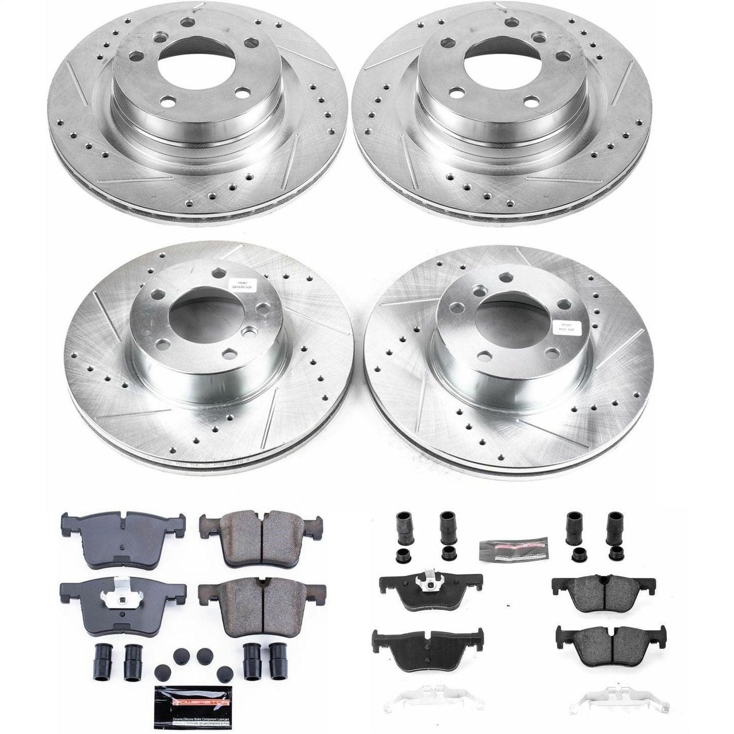 PowerStop Z23 Evolution Sport Front & Rear Brake Kit | BMW 228i (14-16) (K6744)