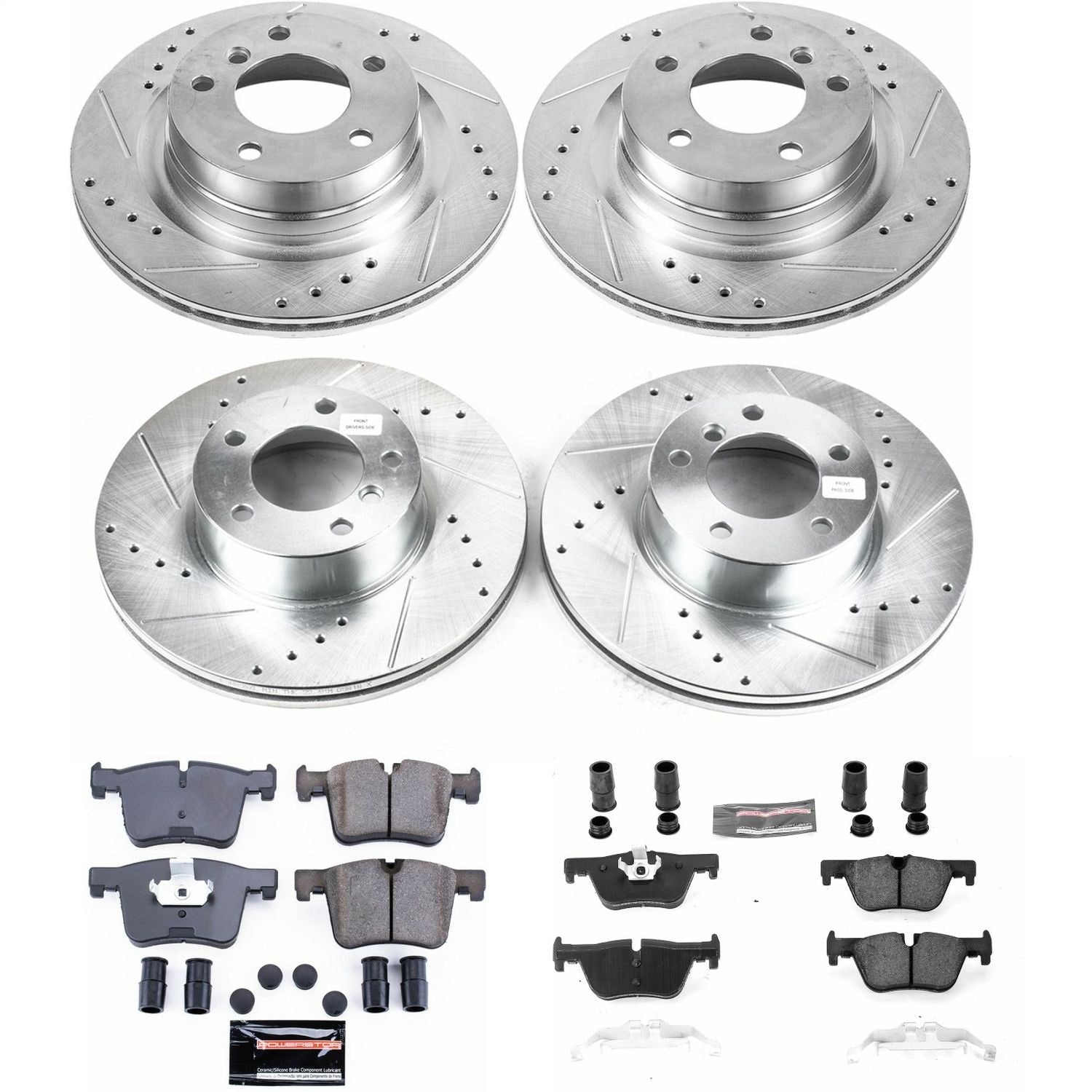PowerStop Z23 Evolution Sport Front & Rear Brake Kit | BMW 228i (14-16) (K6744)
