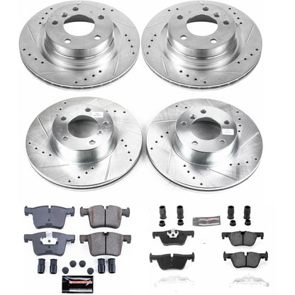 PowerStop Z23 Evolution Sport Front & Rear Brake Kit | BMW 228i (14-16) (K6744)