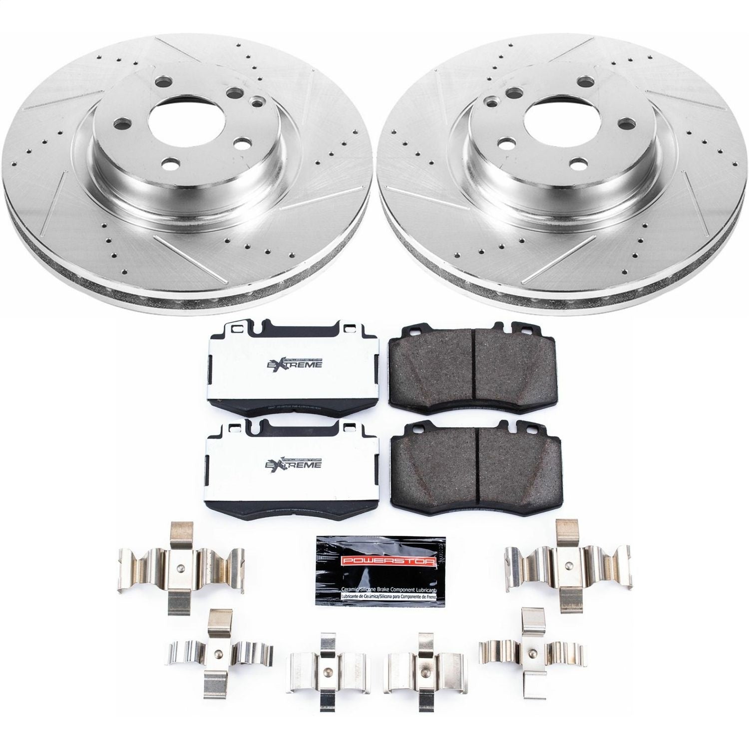 PowerStop Front Z26 Street Warrior Brake Kit | Mercedes-Benz SL500 (03) (K6750-26)