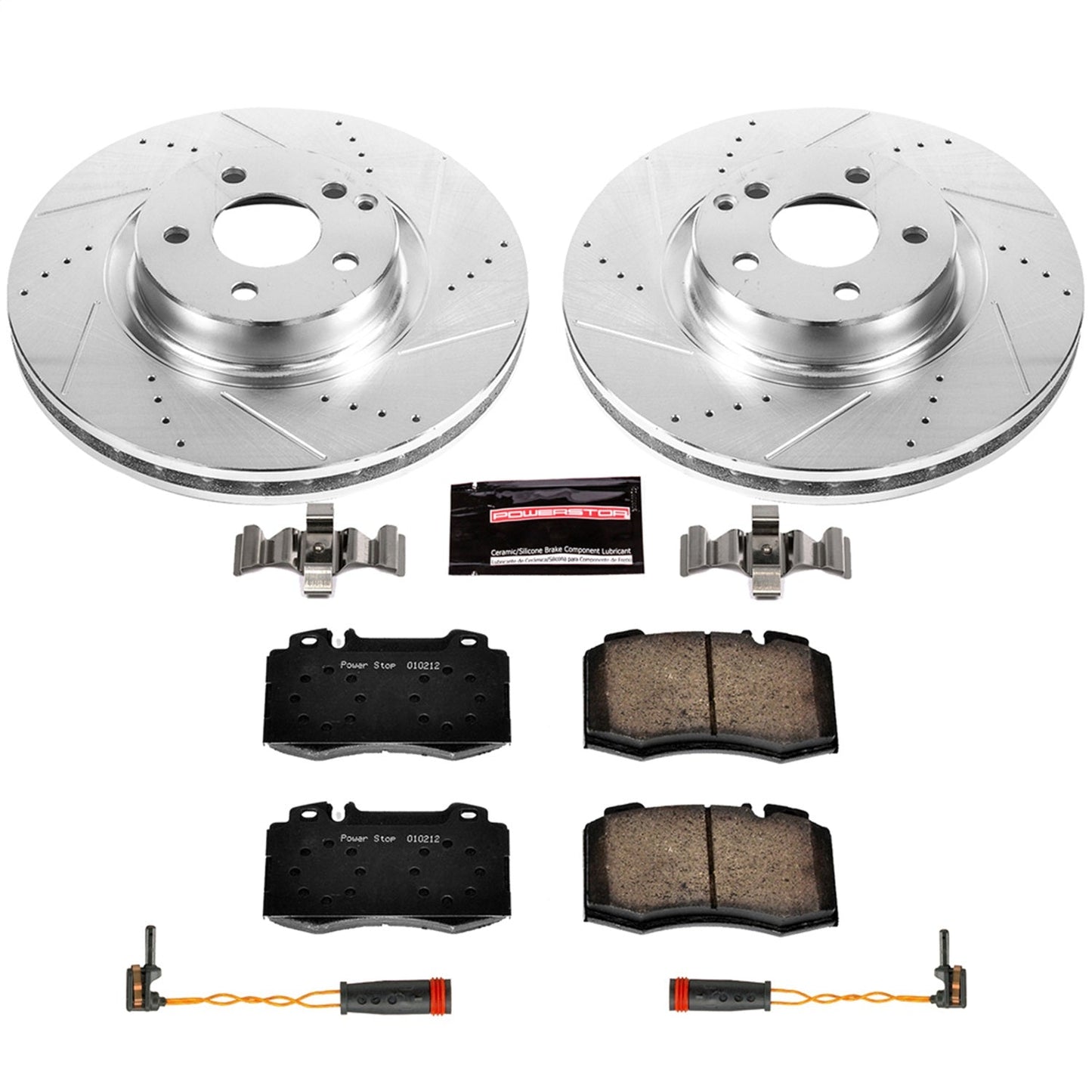 PowerStop Front Z23 Evolution Sport Brake Kit | Mercedes-Benz SL500 2003 (K6750)