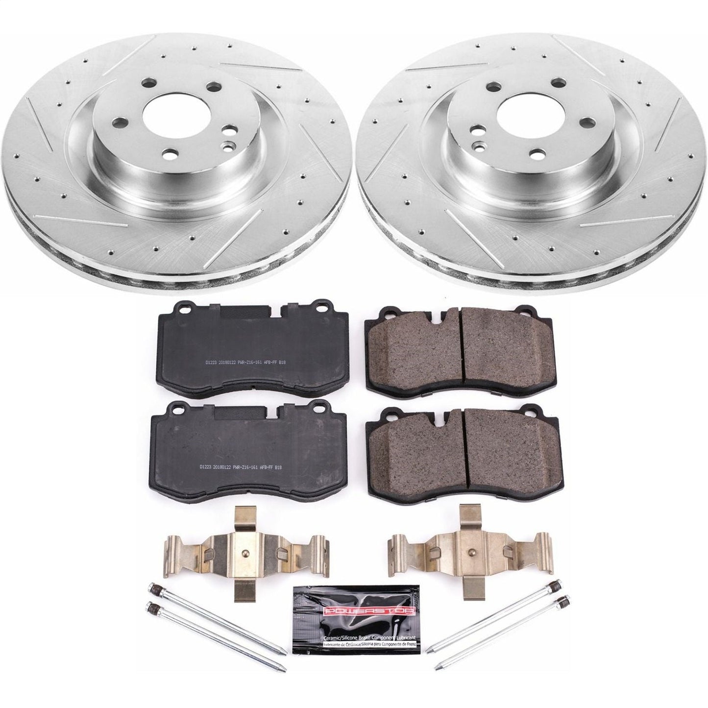 PowerStop Front Z23 Evolution Sport Brake Kit | Mercedes-Benz CL550 (09-14) (K6755)
