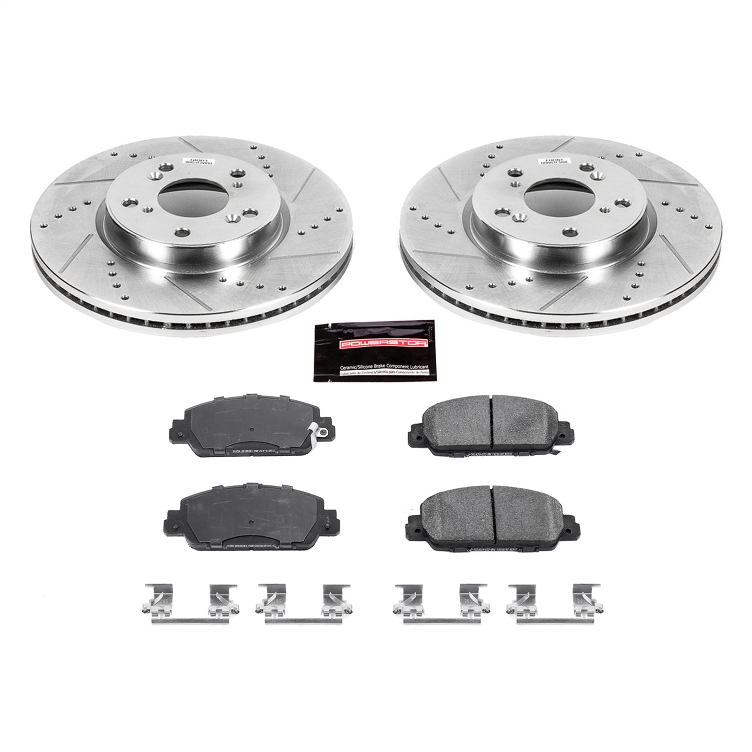 PowerStop Front Z23 Evolution Sport Brake Kit | Honda Accord (13-17) (K6777)