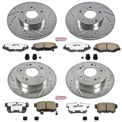 PowerStop Front & Rear Z26 Street Warrior Brake Kit | Acura ILX (14-15) (K6781-26)