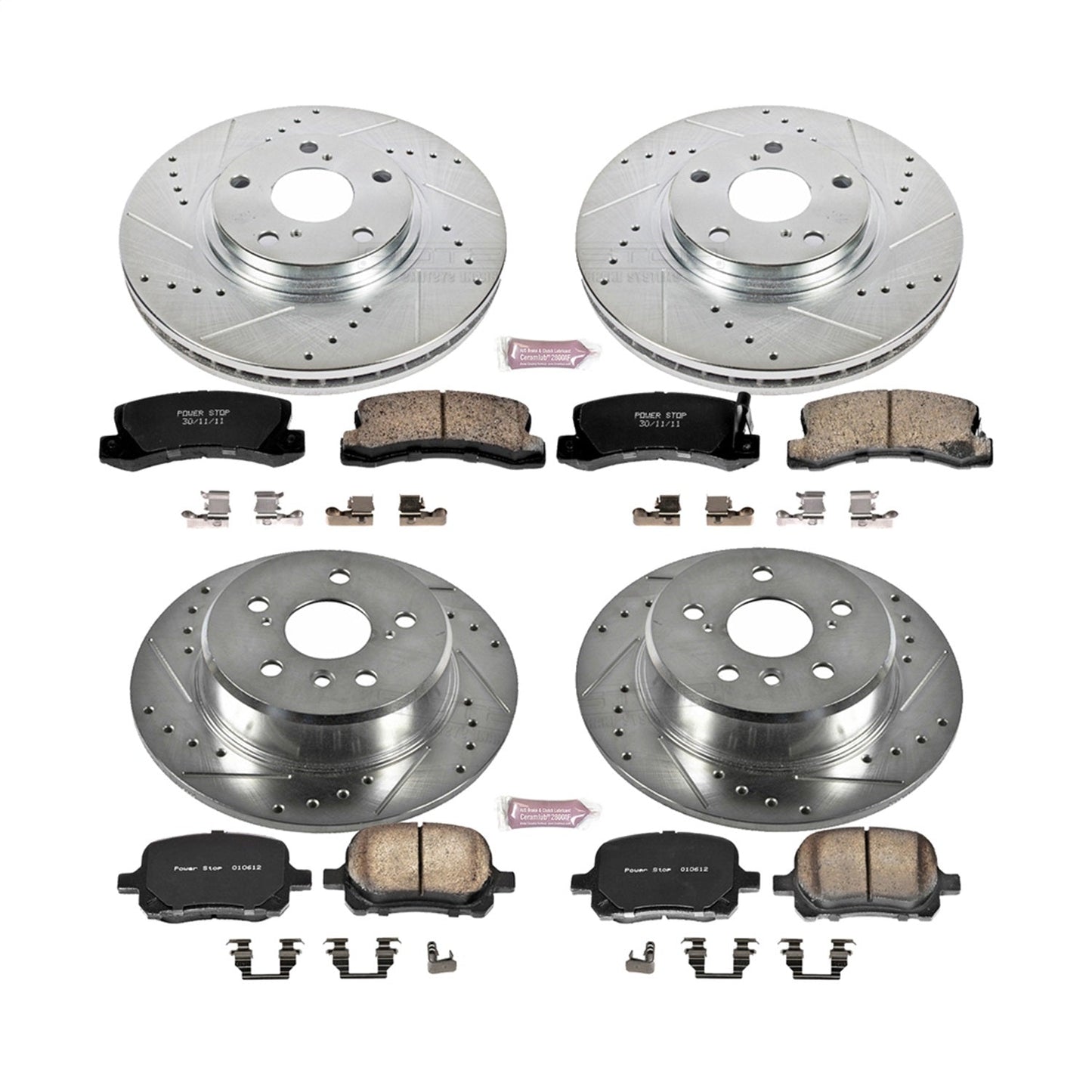 PowerStop Front & Rear Z23 Evolution Sport Brake Kit | Lexus RX300 (99-01) (K6782)