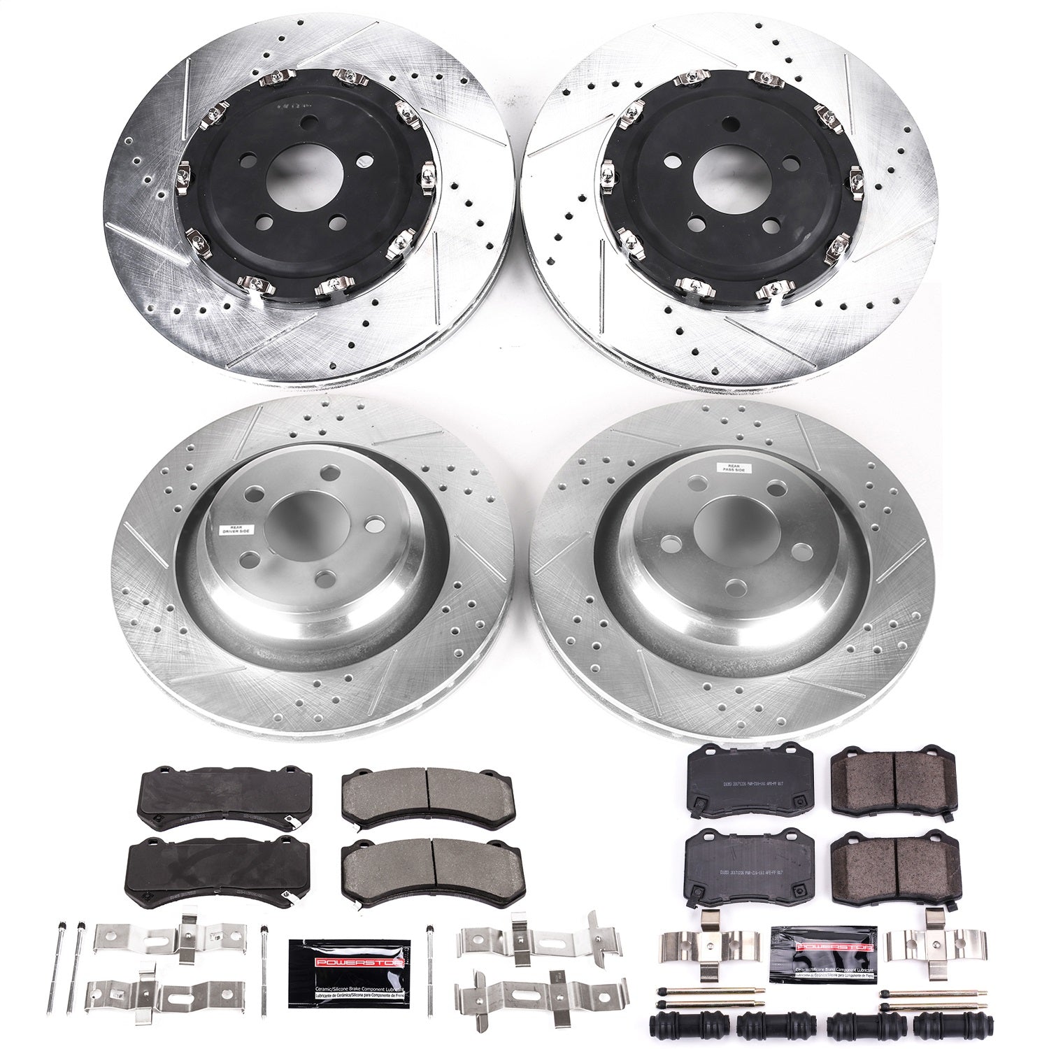 PowerStop Front & Rear Z23 Evolution Brake Kit | Dodge Challenger (15-20) (K6794)