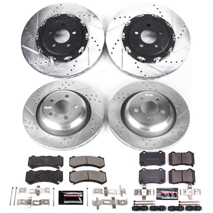 PowerStop Front & Rear Z23 Evolution Brake Kit | Dodge Challenger (15-20) (K6794)