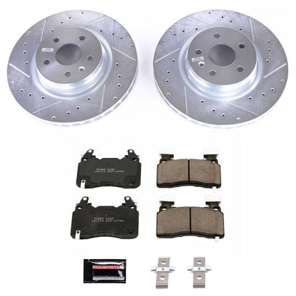 PowerStop Z23 Evolution Sport Front Brake Kit | Tesla Model S (12-16) (K6798)