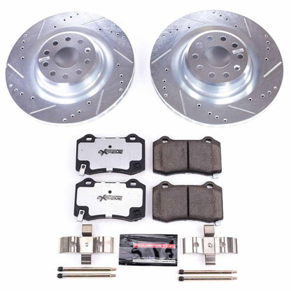 PowerStop Rear Z26 Street Warrior Brake Kit | Tesla Model S (12-16) (K6799-26)