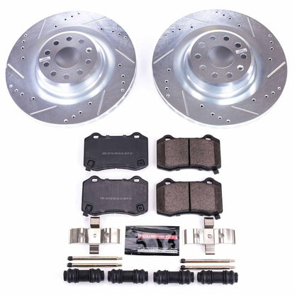 PowerStop Rear Z23 Evolution Sport Brake Kit | Tesla Model S (12-16) (K6799)