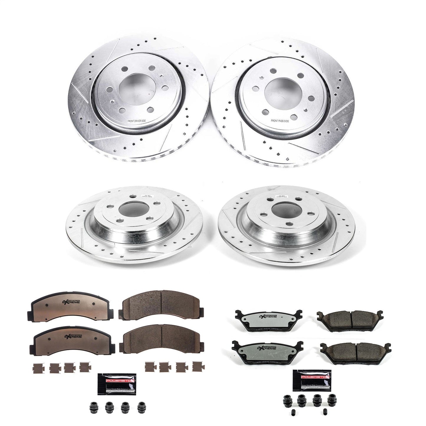 PowerStop Front & Rear Z36 Truck & Tow Brake Kit | Ford F-150 (15-17) (K6803-36)