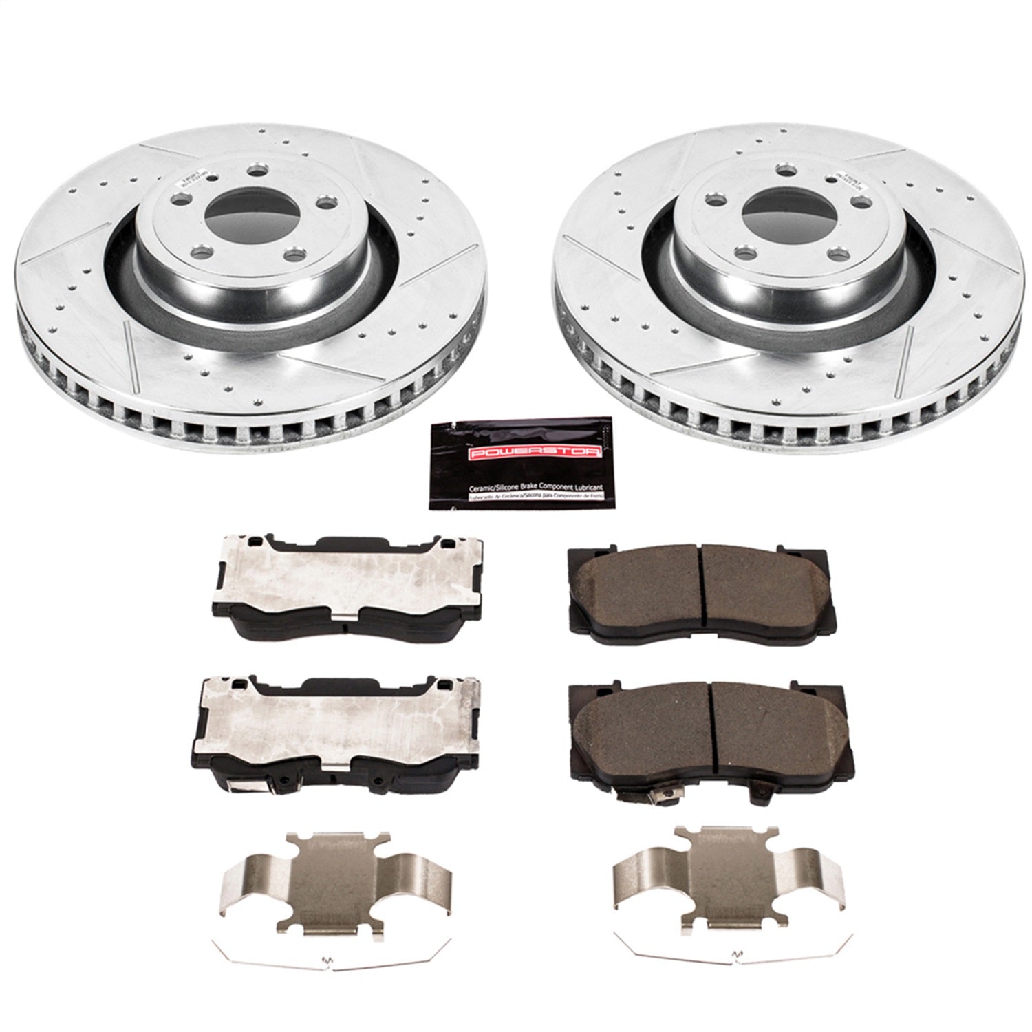 PowerStop Front Z23 Evolution Sport Brake Kit | Ford Mustang (15-19) (K6806)