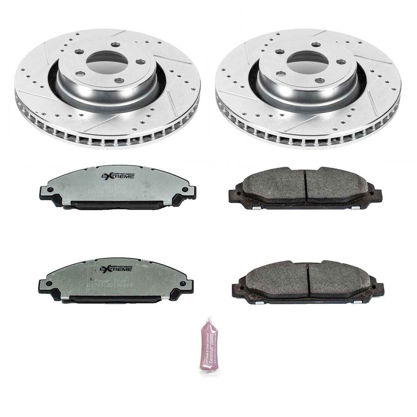 PowerStop Front Z26 Street Warrior Brake Kit | Ford Mustang (15-19) (K6809-26)