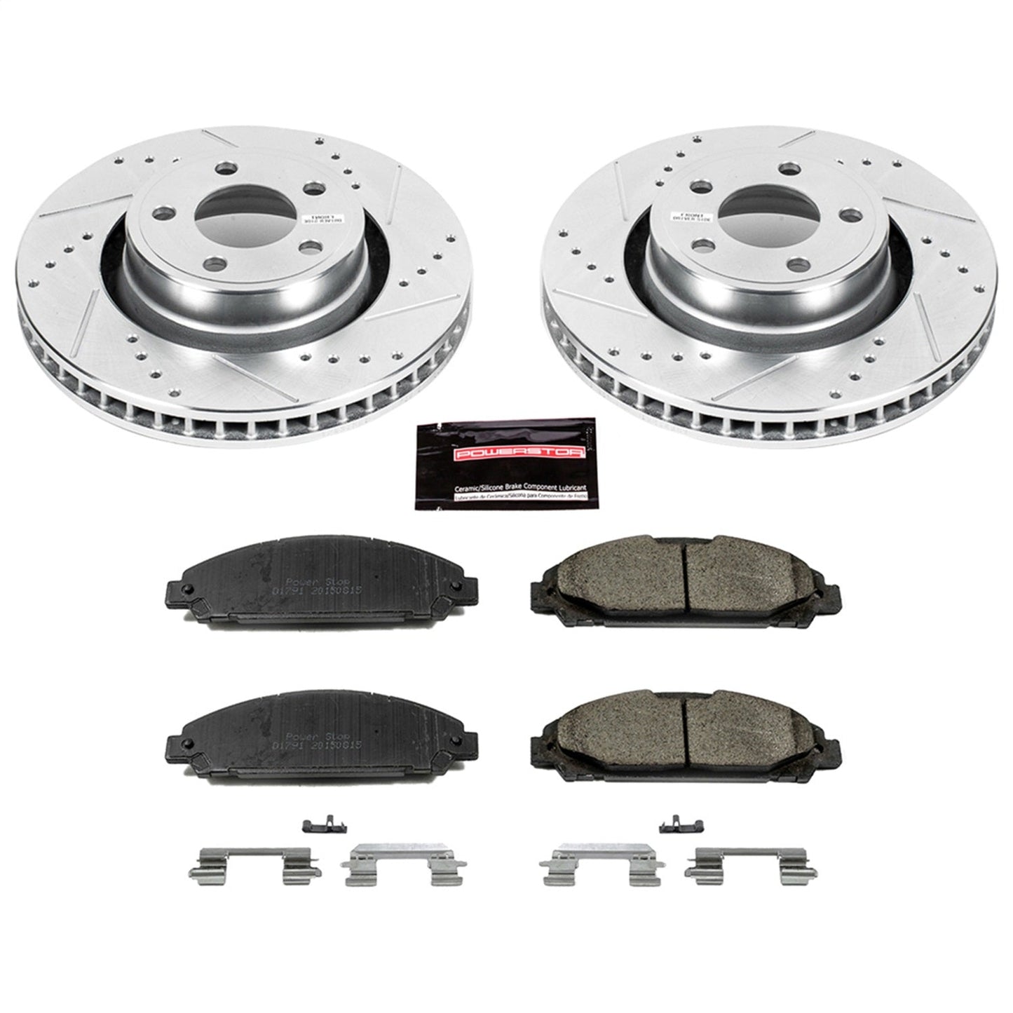 PowerStop Front Z23 Evolution Sport Brake Kit | Ford Mustang (15-19) (K6809)